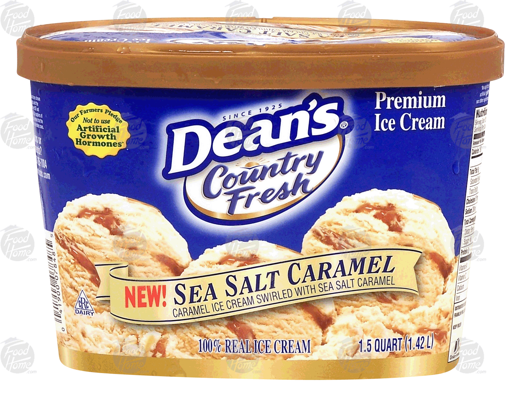 Dean's Country Fresh sea salt caramel ice cream Full-Size Picture